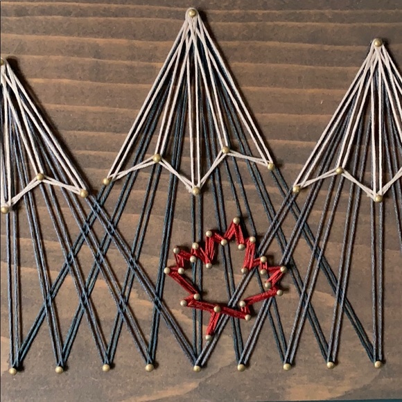 Mountain art decor bought in Canmore, Alberta - Picture 3 of 3